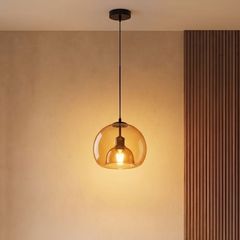 Đèn thả Decor - Thủy tinh màu trà TDC-2286