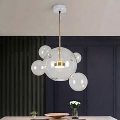 Đèn thả decor - thủy tinh thiết kế hình bọt biển TDC-105