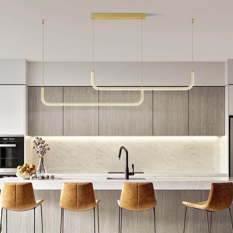 Đèn thả hiện đại – Đường nét uốn cong nghệ thuật DT-05