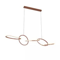Đèn thả hiện đại 5 vòng inox xi hồng DT-12