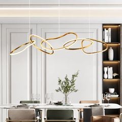 Đèn thả hiện đại -  thiết kế 5 vòng đen xen cao cấp DT-22