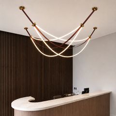 Đèn thả hiện đại thiết kế dây LED uốn lượn DT-07