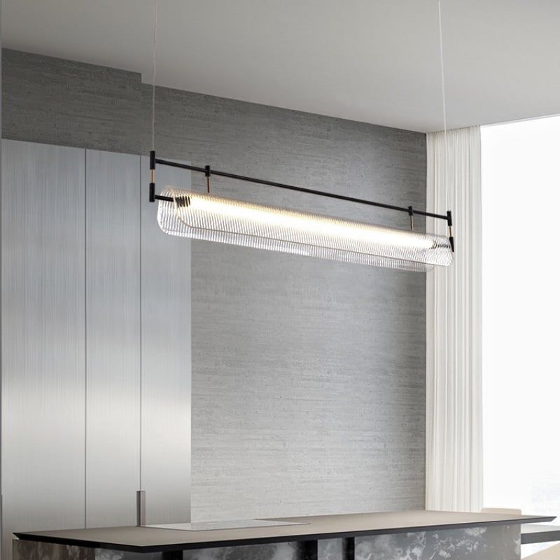 Đèn thả hiện đại - thiết kế LED thanh ngang phối Mika cao cấp DT-32