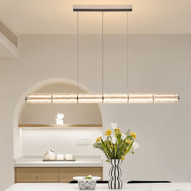 Đèn thả hiện đại thiết kế ống thủy tinh nghệ thuật DT-90