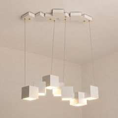 Đèn thả hiện đại - thiết kế thả ngang, khối lập phương sáng tạo DT-21