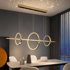 Đèn thả hiện đại – thiết kế thả ngang, vòng tròn led sáng tạo DT-18
