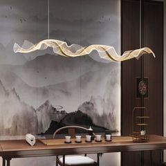 Đèn thả hiện đại thiết kế thân ngang lượn sóng DT-10