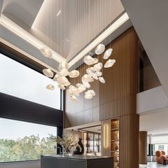 Đèn thả mây thủy tinh hiện đại DTK-17