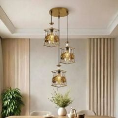 Đèn thả nhà bếp-bàn ăn giá rẻ, thả chụp lồng Nghệ Thuật SBA-74