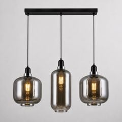 Đèn thả nhà bếp - bàn ăn, thả thủy tinh nghệ thuật màu khói TDC-43