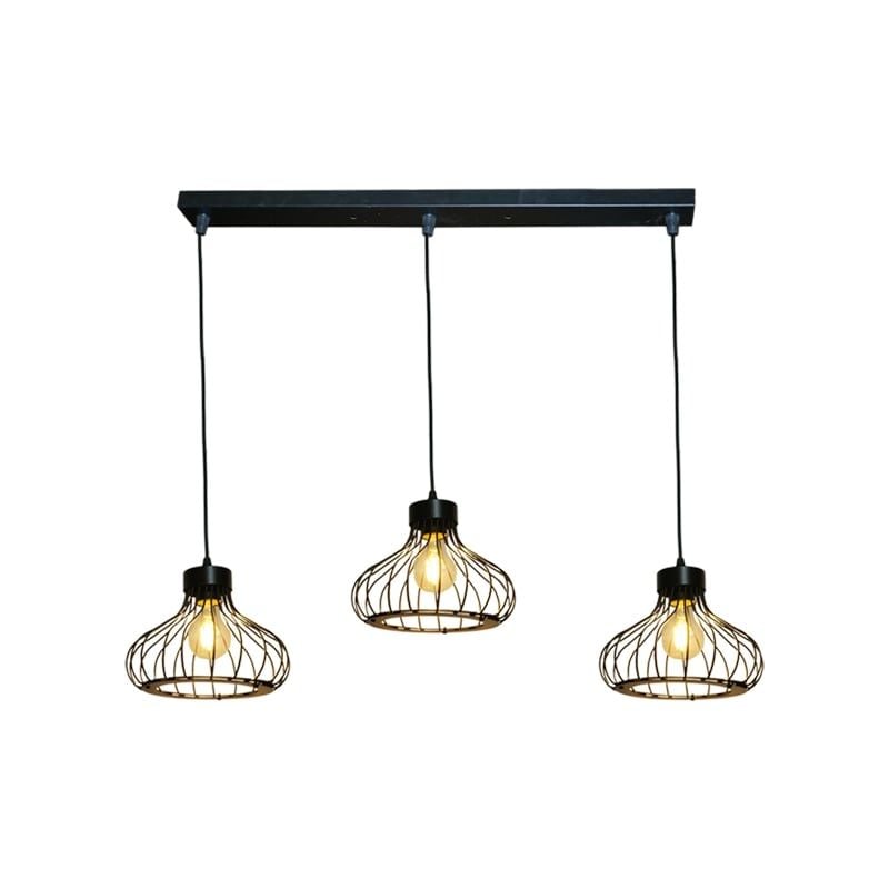 Đèn thả nhà bếp - bàn ăn, thả chụp sắt TDC-21