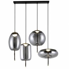 Đèn thả nhà bếp-bàn ăn thủy tinh màu Khói TDC-64