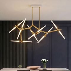 Đèn chùm hiện đại - thiết kế thả ống ngang nghệ thuật TDC-204