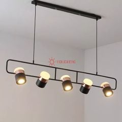 Đèn thả thiết kế kiểu ngang, led 3 chế độ hiện đại DT-37