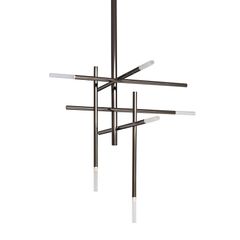 Đèn thả thiết kế phân tử, ống thủy tinh DTK-38