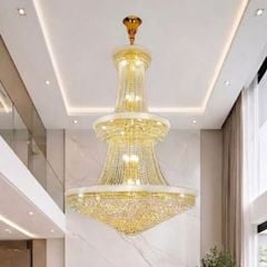 Đèn thả thông tầng-sảnh Phale hạt phối kim loại cao cấp DC-306