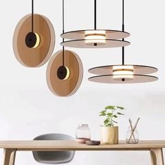 Đèn thả thủy tinh thiết kế cánh quạt TDC-1200