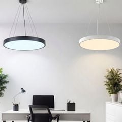 Đèn máng thả văn phòng dạng tròn kín 60cm TVP-1107