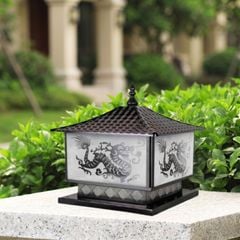 Đèn trụ cổng - hàng rào giá rẻ, thiết kế cổ điển DTC-37
