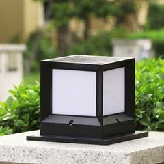 Đèn trụ cổng - hàng rào, hành lang năng lượng mặt trời, thiết kế khối DTC-03