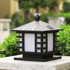 Đèn trụ cổng - hàng rào, hành lang năng lượng mặt trời DTC-09