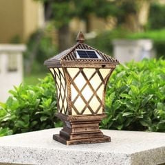 Đèn trụ cổng - hàng rào, hành lang năng lượng mặt trời DTC-22