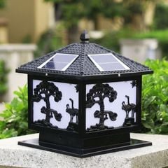 Đèn trụ cổng - hàng rào, hành lang năng lượng mặt trời DTC-24Đ
