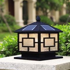 Đèn trụ cổng - hàng rào, hành lang năng lượng mặt trời DTC-25