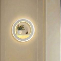 Đèn tường hiện đại trong nhà, vòng tròn led,phối bình hoa GT213