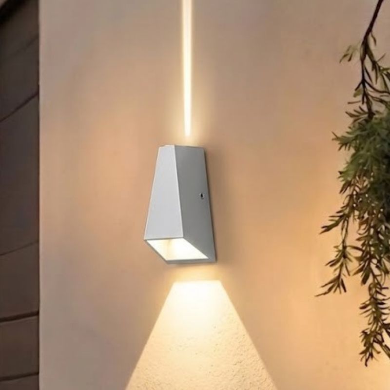 Đèn tường Led hiện đại ngoài trời, hắt 2 chiều cao cấp VNT-374