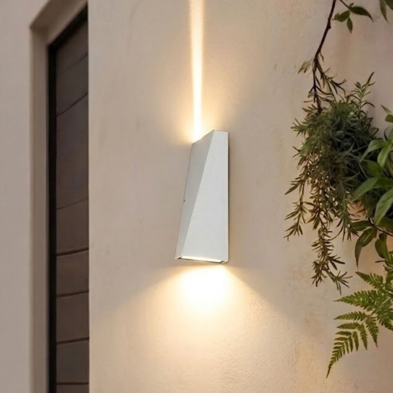 Đèn tường Led hiện đại ngoài trời, hắt 2 đầu VNT-375