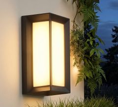 Đèn tường Led hiện đại ngoài trời, thiết kế hình khối chữ nhật VNT-328