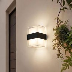 Đèn tường Led hiện đại ngoài trời, thiết kế hình khối chữ nhật VNT-376