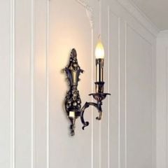 Đèn vách đồng nguyên chất thiết kế tay nến VD-150