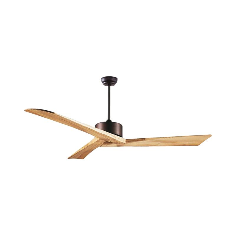 Quạt trần 3 cánh gỗ, thiết kế hiện đại QT-140