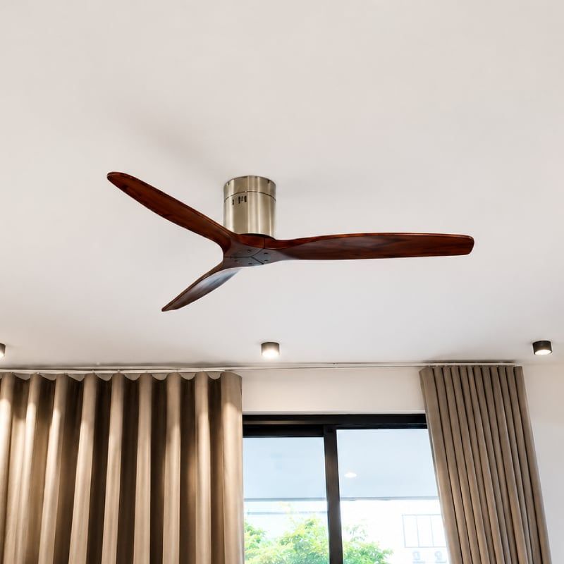 Quạt trần 3 cánh gỗ, thiết kế hiện đại QT-114