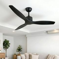 Quạt trần 3 cánh gỗ, thiết kế hiện đại  QT-118