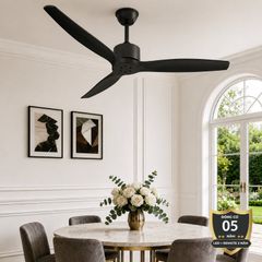 Quạt trần 3 cánh gỗ, thiết kế hiện đại QT-118