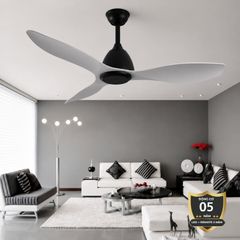 Quạt trần 3 cánh - thiết kế dáng cánh phi thuyền QT-38