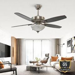 Quạt trần 5 cánh gỗ - phong cách cổ điển QT-57