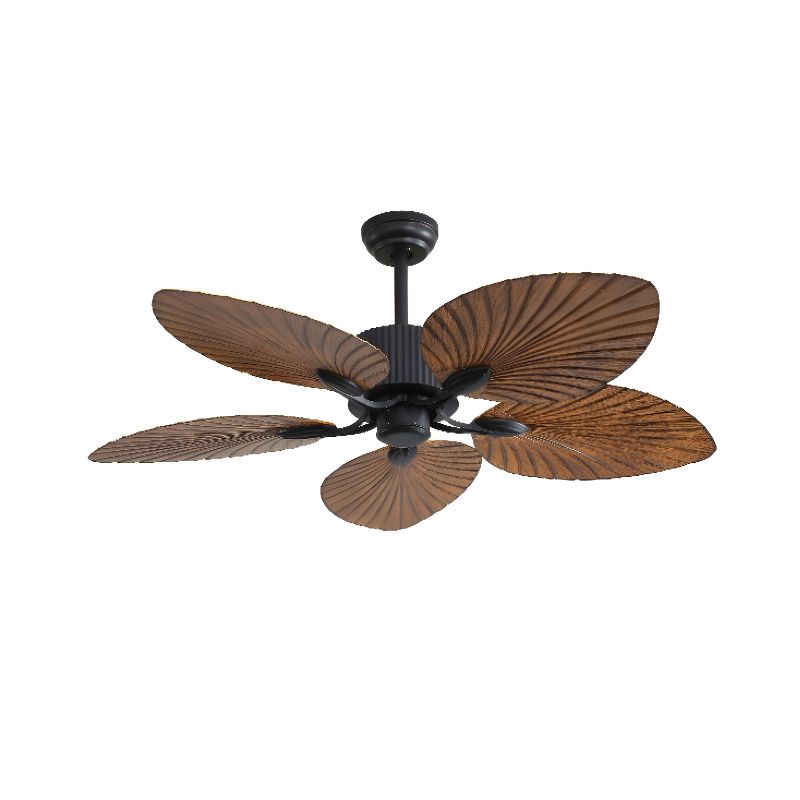 Quạt trần 5 cánh thiết kế hình lá phong cách cổ điển QT-104