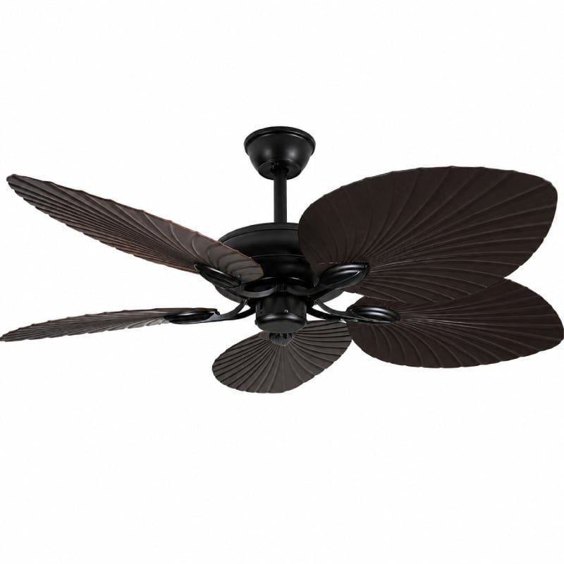 Quạt trần 5 cánh thiết kế hình lá phong cách cổ điển QT-259