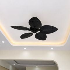 Quạt trần 5 cánh thiết kế hình lá phong cách cổ điển QT-259
