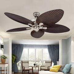 Quạt trần 5 cánh thiết kế hình lá phong cách cổ điển QT-99