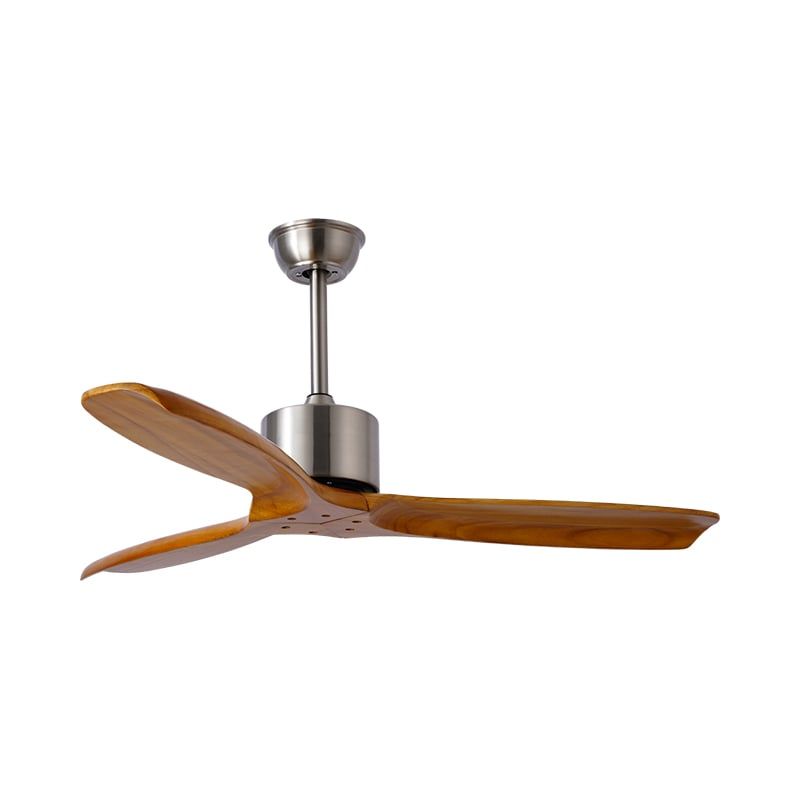 Quạt trần cánh gỗ, thiết kế tối giản hiện đại QT-40