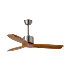 Quạt trần cánh gỗ, thiết kế tối giản hiện đại QT-40