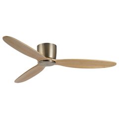 Quạt trần 3 cánh gỗ tự nhiên - Thiết kế sát trần hiện đại QT-31