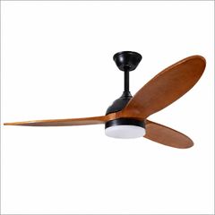 Quạt trần đèn, cánh gỗ, thiết kế hiện đại  QT-109Đ
