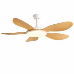 Quạt Trần Đèn, Cánh Nhựa Giả Gỗ, Thiết Kế Hiện Đại QT-197