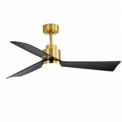 Quạt trần đèn thiết kế 3 cánh nhựa tối giản, hiện đại QT-247